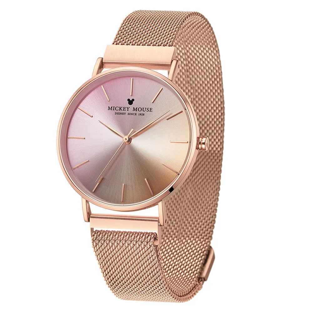 

Disney brand womens watches quartz stainless steel woman wristwatch thin waterproof fashion ladies watch female clocks