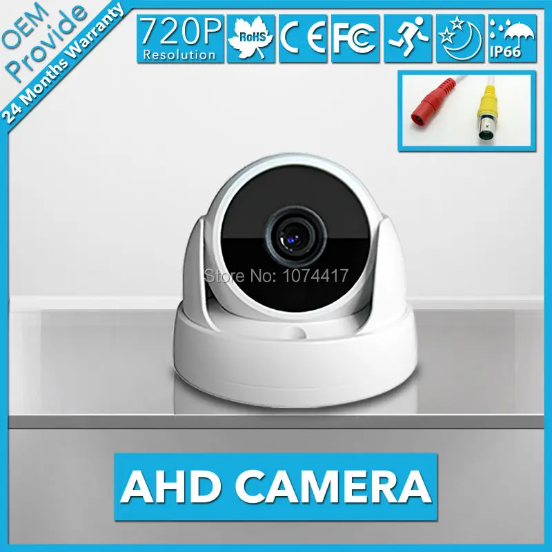 

AHD3100CR-TE AHD Analog High Definition Surveillance Camera 1/4'' CMOS 1.0MP 720P AHD CCTV Camera Security IR Cut Filter