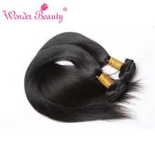 Wonder Beauty Peruvian Straight Hair 1 3 4 PCS 100 human Hair Extension 8 32 straight