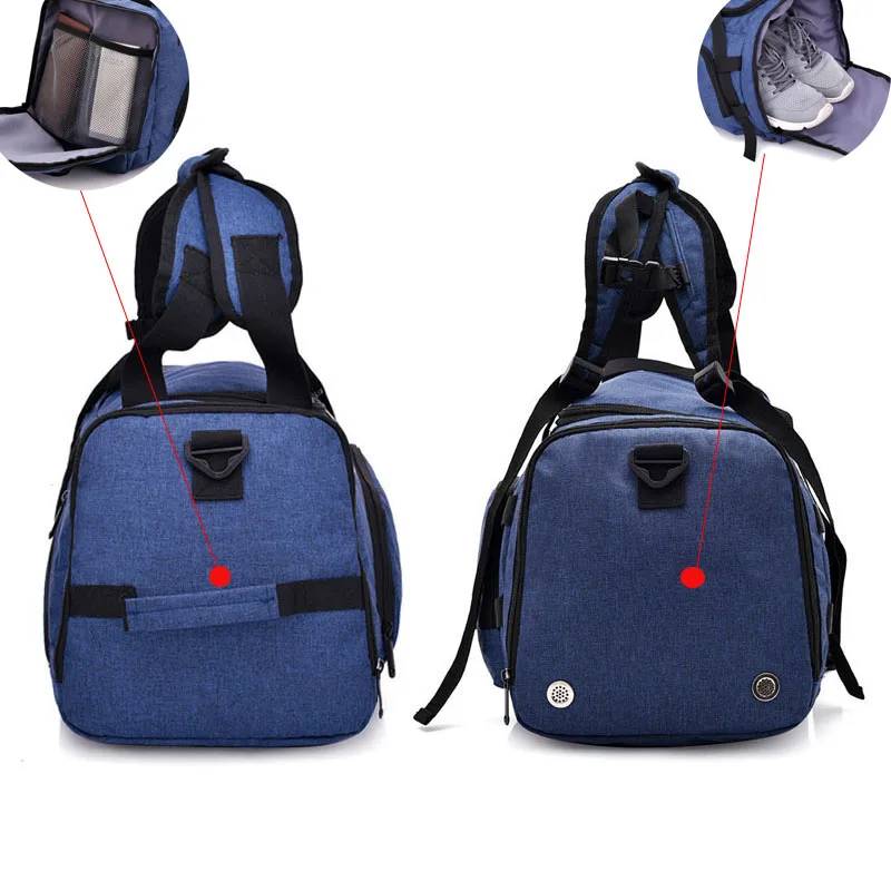 Новинка, наплечная спортивная сумка для фитнеса, сумка для хранения обуви и сухого влажного разделения, рюкзак для путешествий на открытом воздухе XA679WD