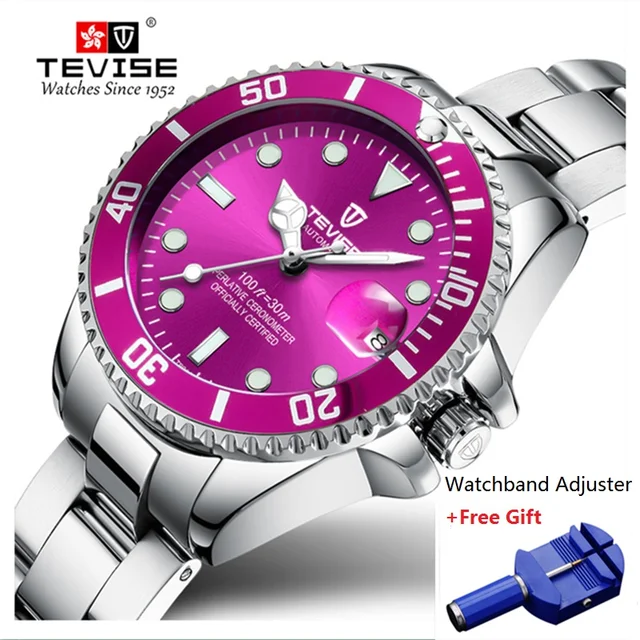 Brand TEVISE Quartz Women Watches Waterproof Bracelet Stainless Steel Ladies Wri Brand TEVISE Quartz Women Watches Waterproof Bracelet Stainless Steel Ladies Wri