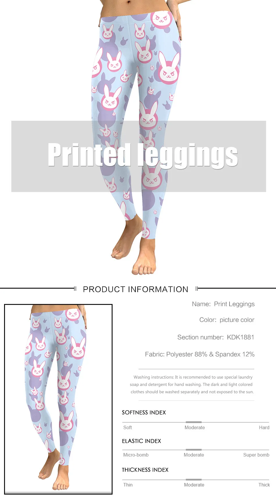 Новый D. va Косплэй цифровая печать леггинсы игры ВЛ DVA тонкий карандаш брюки женские летние брюки аниме милый костюм