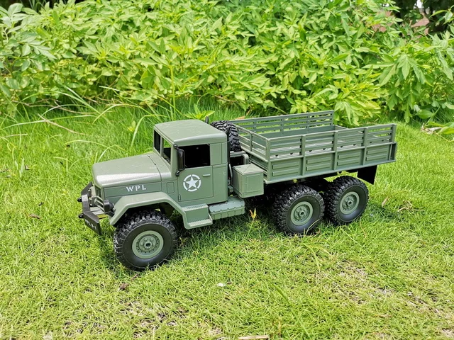 WPL 1/16 6WD ミリタリートラック ラジコン 軍用トラックラジコン 茶