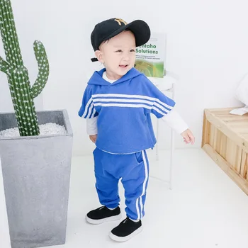 

Sengfei SFT-021 Hot Sale New autumn Casual Sport Style baby boy gentlemen shirt+coat+pant 3pcs Clothing suits