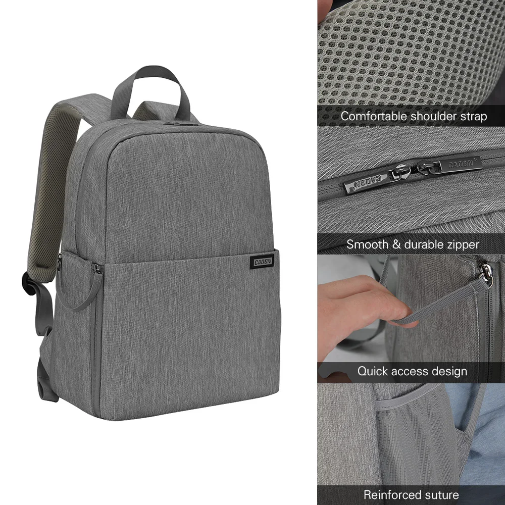 CADeN L4 водонепроницаемый противоударный DSLR фото камера рюкзак сумка дорожная сумка для Canon/sony/Nikon SLR Объективы штативы