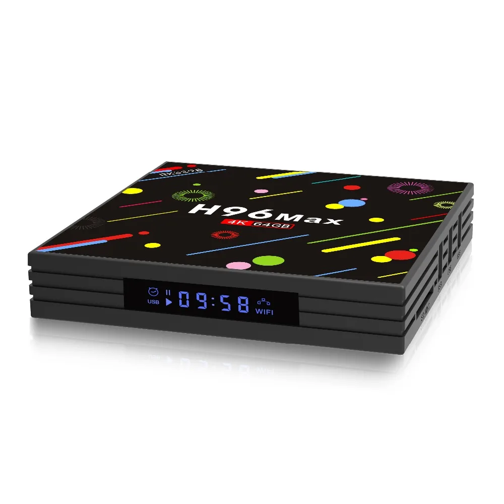 TV Box Android 71 4 GB 32 GB 64 GB Smart TV Rockchip RK3328 1080 p H.265 4 K Google Netflix Youtube reproductor de medios
