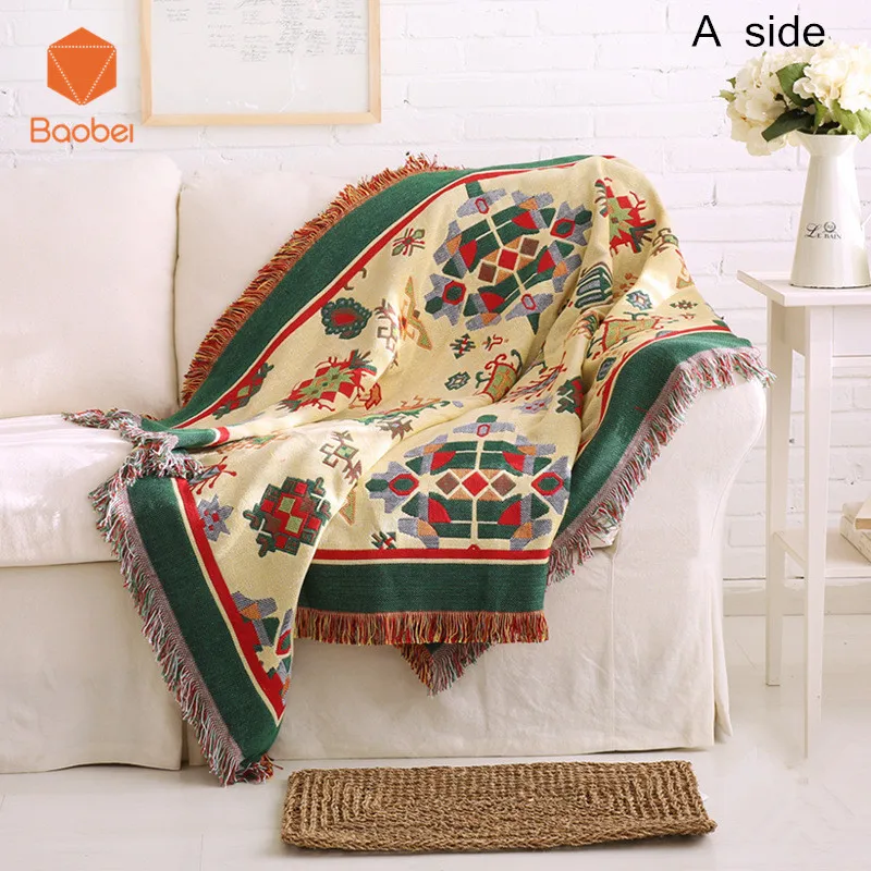 Buy 100 Cotton Sofa Towel Blanket Table cloth sofa