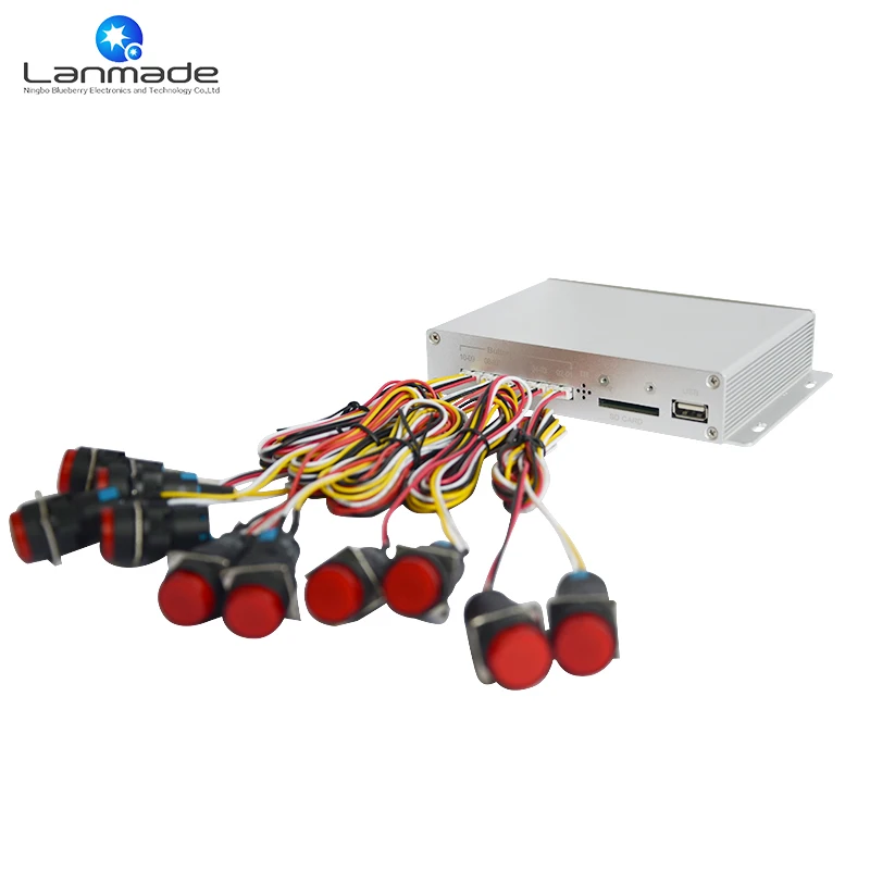 HD sd card usb media player for tv auto loop play with 10 plastic no