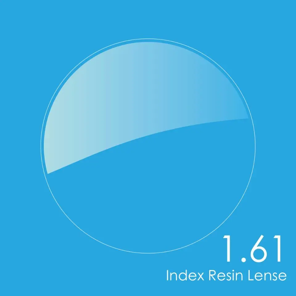 

2017 Retail prescription 1.61 extra thin aspheric HC TCM UV resin eyeglasses green coating lenses for Presbyopia myopia