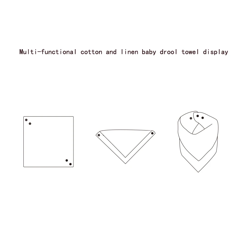 Reversible Muslin & Cotton Baby Bibs Unsiex Baby Accessories Newborn Baby Bandana Bibs Soft Toddler Triangle Scarf Unisex Bibs baby glasses