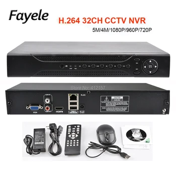 

CCTV Security HD IP 1080P 4MP 5MP H.265 32CH NVR 4K 2 SATA Port 3G WIFI Surveillance IP Network Video Recorder Onvif P2P XMeye