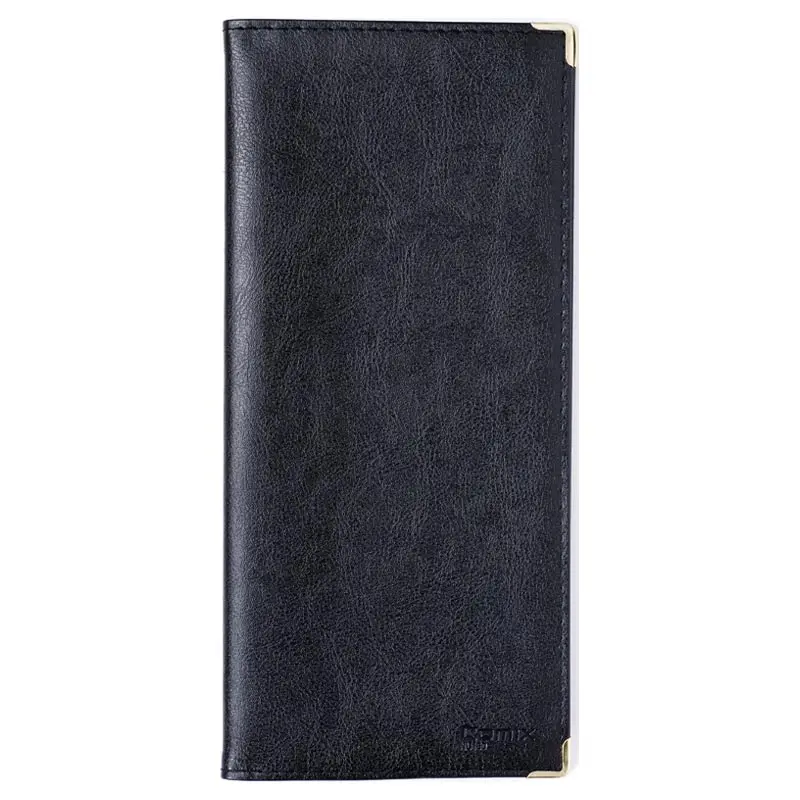 

Leather Book Style Business Card Holder Name Book ID Credit Cards Organizer For 1600 Business Cards (Black)