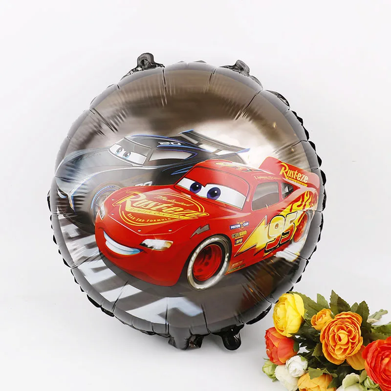 

18inch Racing Car foil balloons happy birthday party decorations kids lovely toys gift wedding party supplies boy cars ball 5pcs