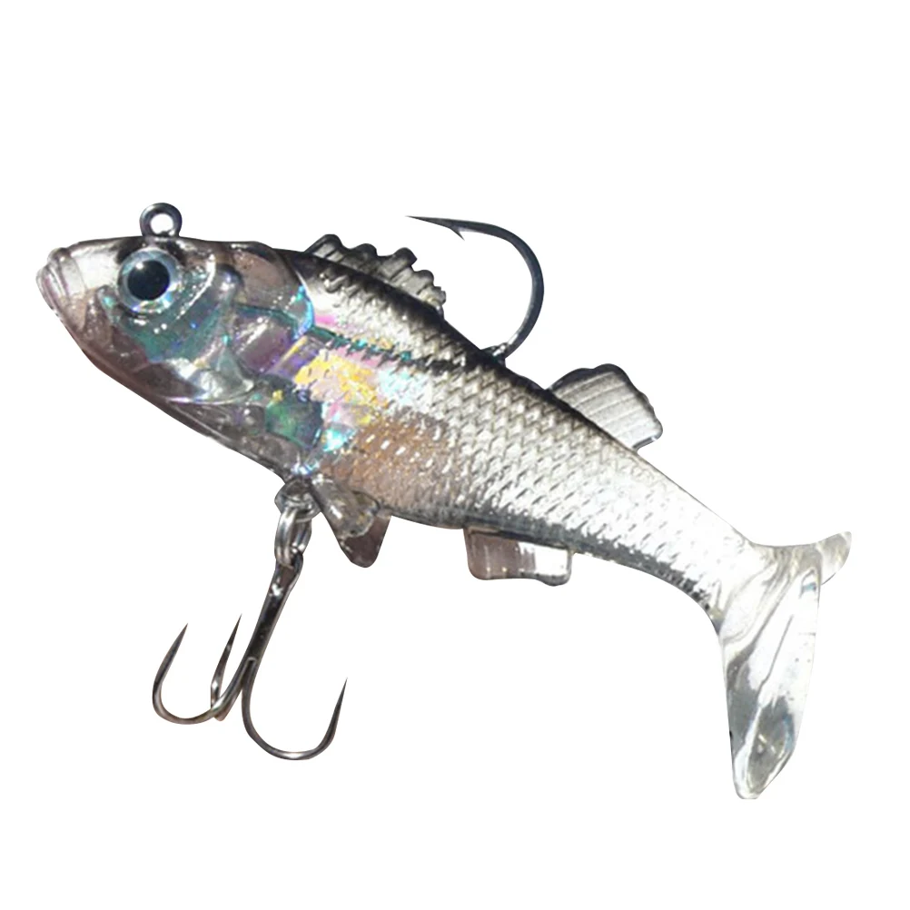 

Soft Life-like Fishing Lures Bait with Sharp Hooks Freshwater Saltwater Fishing for Bass Snakehead Salmon Trout Walleye