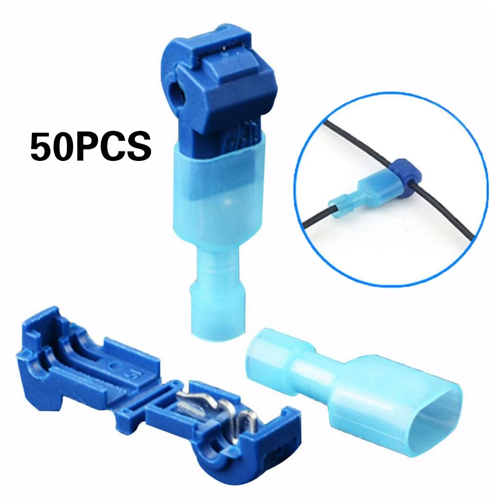 

50PCS Practical Premium Wire Connector Accessories Electric Wire Terminal Snap Cable Connector Replacement Tap
