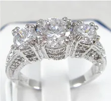 Victoria Wieck Celebridade projeto Jóias Lady tamanho do Anel de Ouro Cheias de pedras simuladas 6/7/8/9 10kt carimbado, anel da forma(China)