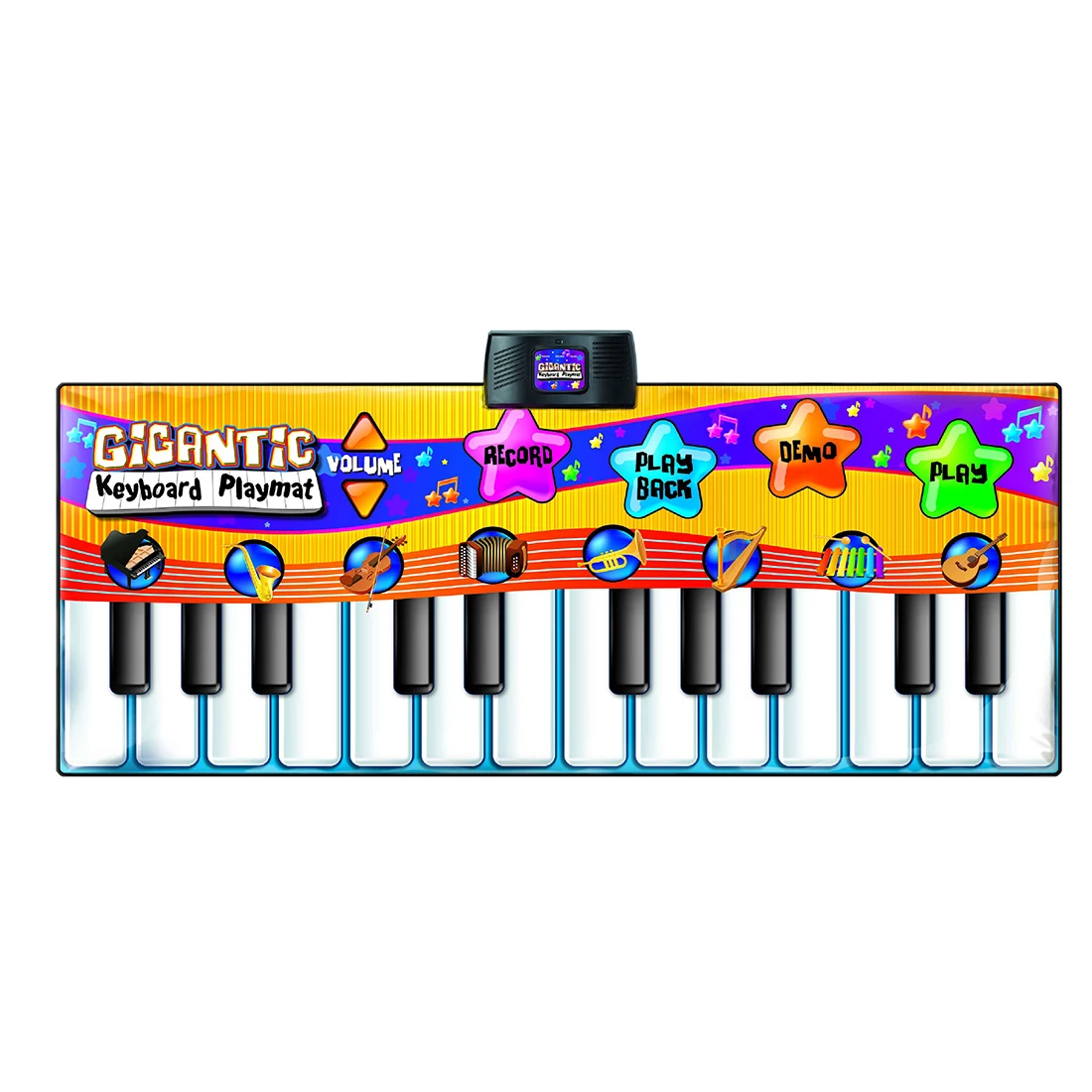 

Piano Dance Mat Music Playmat Toy with 24 Key for Children Learning Music Support Kid Playing Kit Christmas Toys For Children