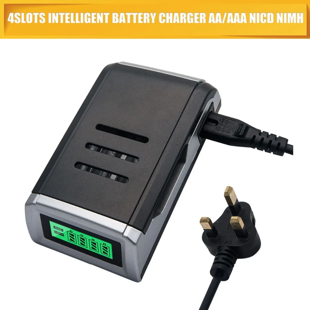 

1Stock Hot Fast Alkaline AND Ni-Mh Intelligent LCD AA and AAA Battery Charger