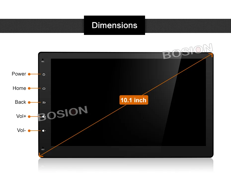 Discount 32G ROM 2 din 10.1 inch Octa core Android 9.0 Car Radio GPS Navigation with capacitive screen stereo Bluetooth wifi 3g 22