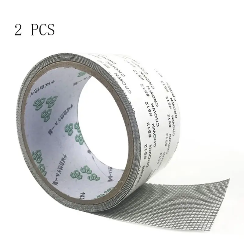 

2 x 78 inch Screen Repair Kit Strong Adhesive & Waterproof Covering up Holes Screen Repair Tape for Window and Door Screen Fiber