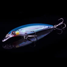 1PCS 11cm 14g Floating Minnow Fishing Lure Tungsten Ball Hard Artificial Bait 3D Laser Eyes Luminous Wobblers Crankbait Minnows
