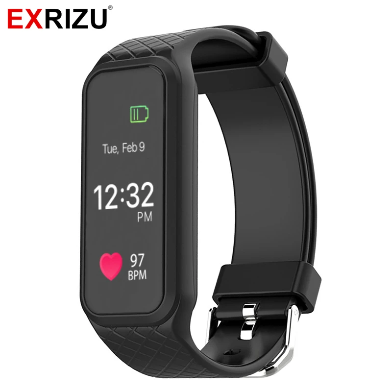 EZRIZU L38I красочные Экран Smart Band BT4.0 монитор сердечного ритма IP67 Напульсники спортивной деятельности Фитнес браслет для iOS и Android