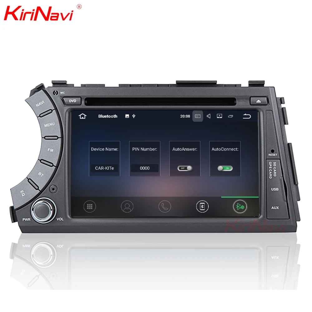 Perfect KiriNavi Android 7 1 Car DVD For Ssang Yong SsangYong Kyron / Actyon Sports 2005-2013 GPS Radio Stereo multimedia WIFI 3G sw bt 1