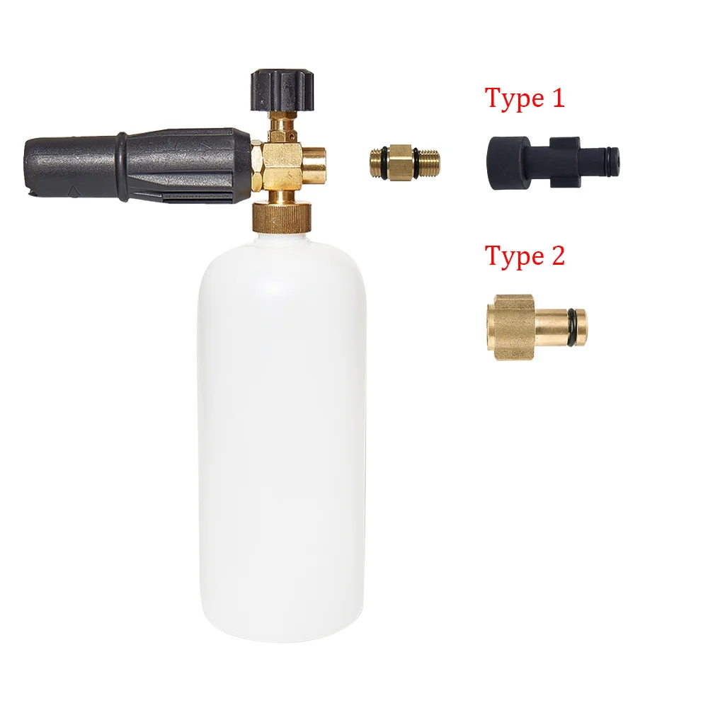 

Car Washer Snow Foam Lance for Elitech/Texas/Hitachi 1L Soap Foam Cannon High Pressure Foam Gun