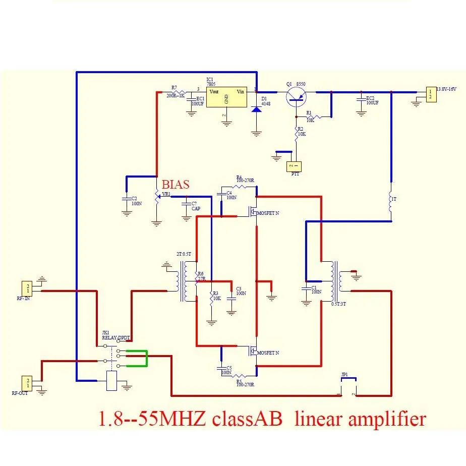 Наборы DIY MINIPA100 1 8 54 МГц 100 Вт SSB Линейный Усилитель Мощности HF для YAESU FT 817 KX3 818 CW AM