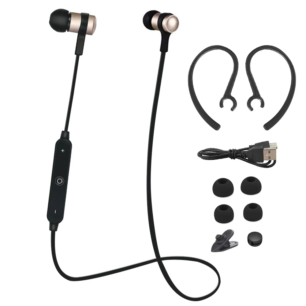 

S6-1 Sport Wireless Bluetooth 4.1 Earphone Stereo Metal Headset Microphone For IPhone 7 6 5 xiaomi Samsug and all Phone Computer