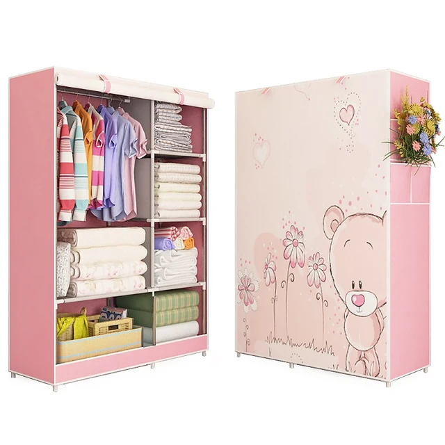 Special Offers Wardrobe 3D painting design Non-woven Steel frame reinforcement Standing Storage Organizer Detachable Clothing Closet furniture Special Offers Wardrobe 3D painting design Non-woven Steel frame reinforcement Standing Storage Organizer Detachable Clothing Closet furniture