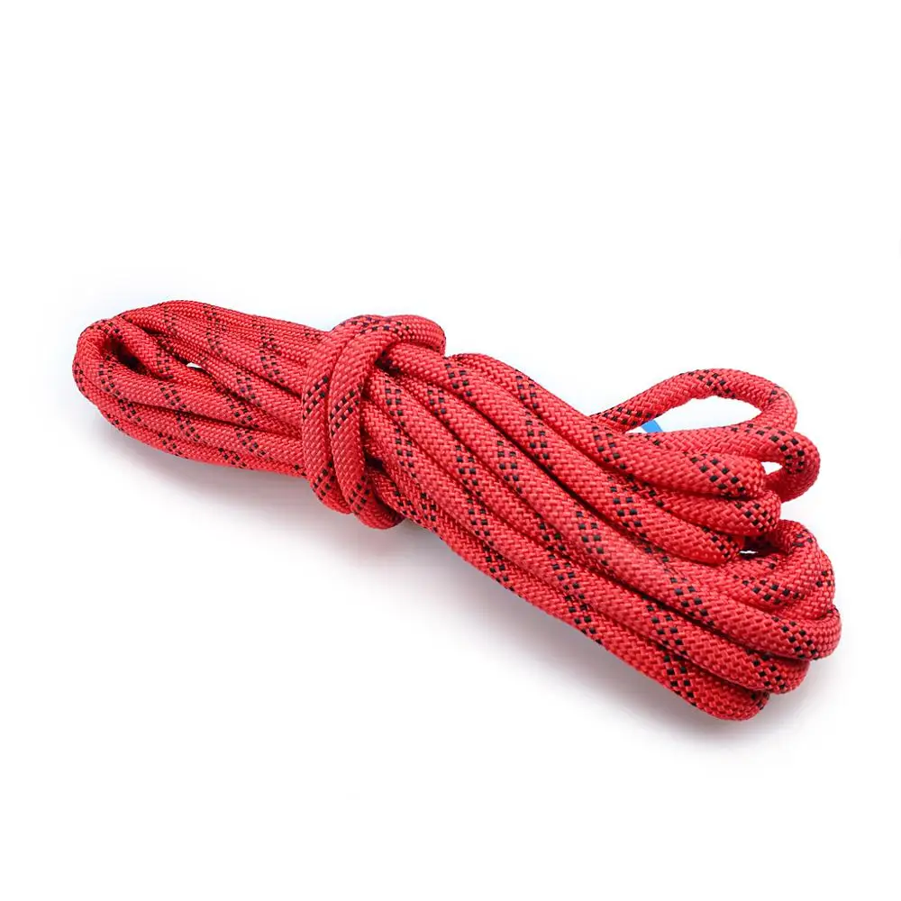 10 X 10 Meter Professional Rock Climbing Rope Outdoor Survival Safety Rappelling Auxiliary Cord