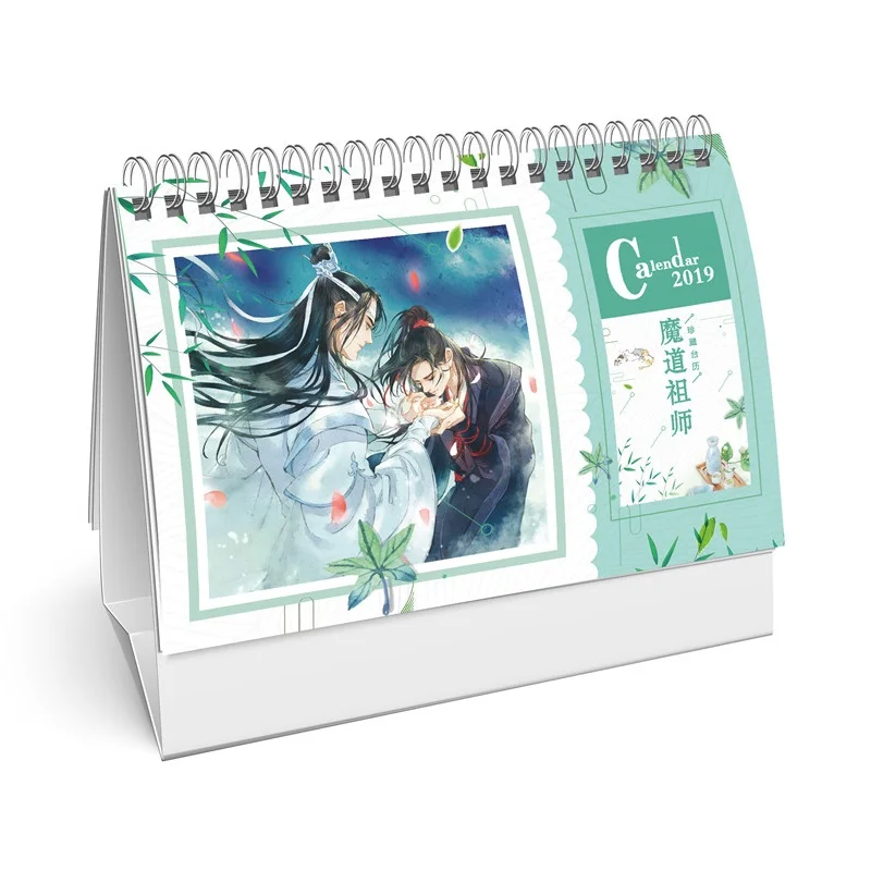 Новый 2019 год аниме МО дао ЗУ Ши стол Календарь настольные календари ежедневный планировщик
