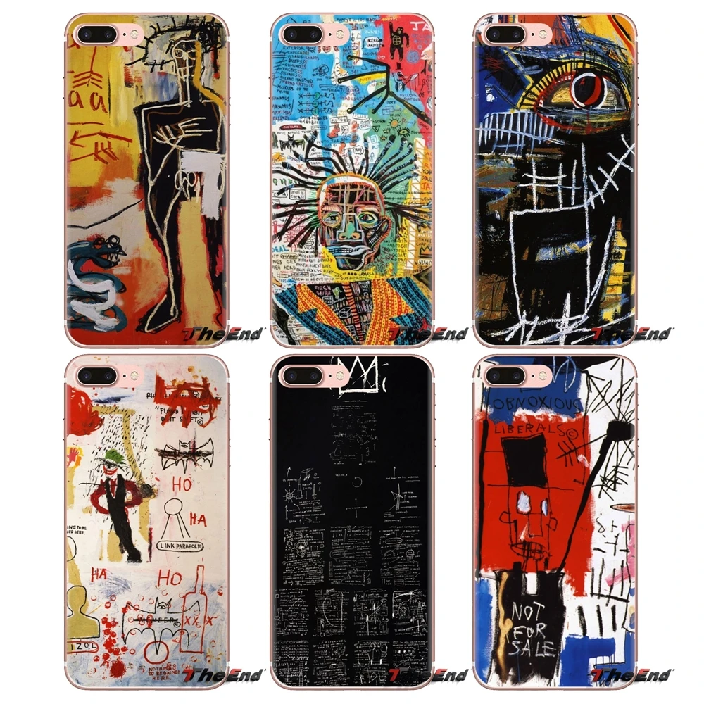 

For Xiaomi Mi3 Samsung A10 A30 A40 A50 A60 A70 Galaxy S2 Note 2 Grand Core Prime Jean Michel Basquiat Art Graffiti Silicone Case