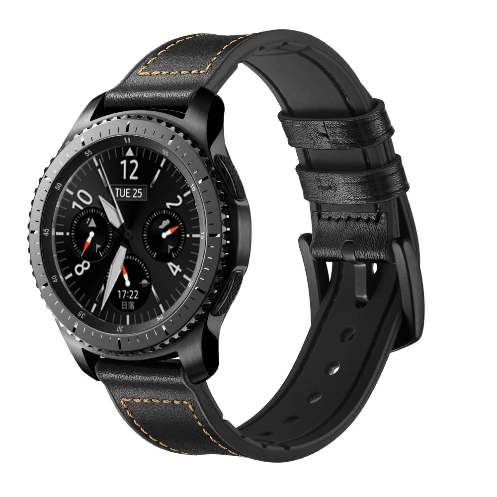 Ремешок для часов Samsung Gear S3 Frontier ремешок из натуральной кожи силиконовый 22