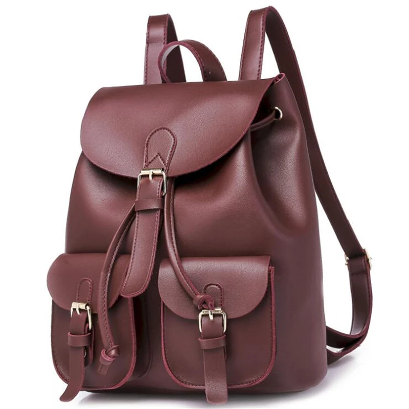 Классический 2019 новый для женщин рюкзак рюкзаки большой вместимости для обувь девочек подростков сумка из искусственной кожи сумки на
