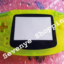 Цена корпус чехол для Gameboy Advance Игровая приставка GBA прозрачный желтый