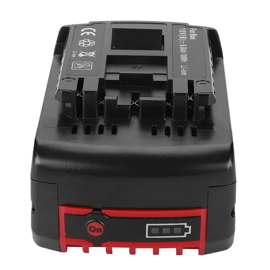 Backup Battery For Bosch 3.0Ah-6Ah 18V 6000mAh Power Tools Battery Lithium Rechargeable Batteries Pack Cordless for Bosch Drill
