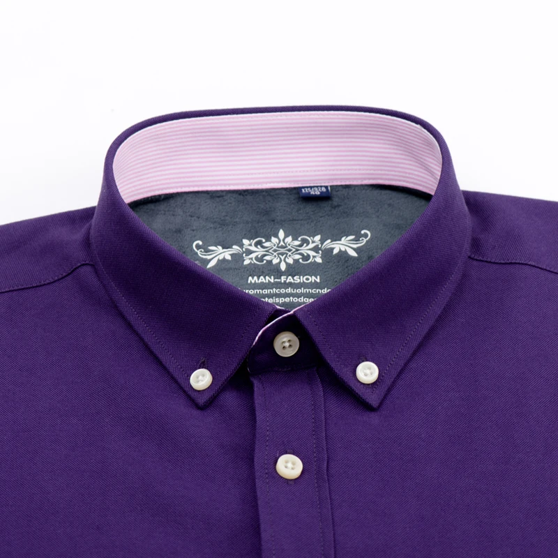 New Winter Warm Shirt Men Casual Shirts Slim Fit Thick Oxford Dress Shirts Solid Color Fashion Camisa masculina Chemise homme New Winter Warm Shirt Men Casual Shirts Slim Fit Thick Oxford Dress Shirts Solid Color Fashion Camisa masculina Chemise homme
