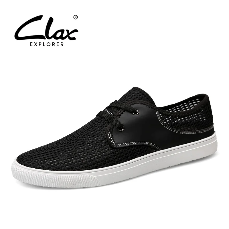 

CLAX Mens Mesh Shoes 2019 Summer Man Casual Shoe Breathable Male Walking Footwear Soft