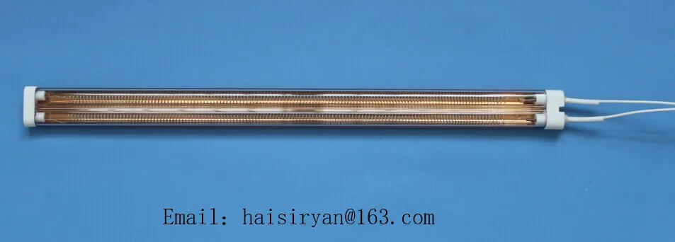 415v 4000w gold reflector tubular short wave IR radiant
