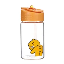 PREUP стеклянная бутылка для воды защитная с пипеткой герметичные крышки Гладкий прочный и стильный без ФМК боросиликатного стекла Прямая поставка