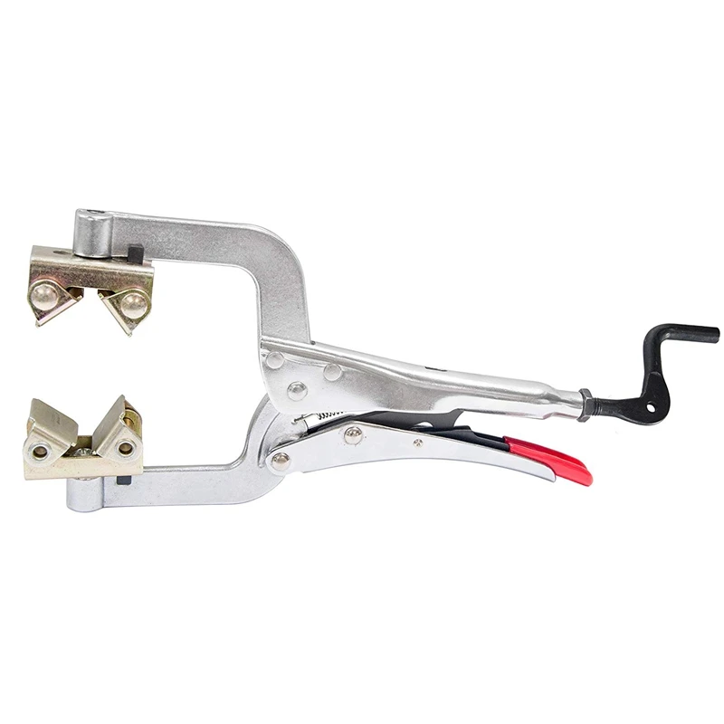 

Pg114V Welding Aids 11 Inch Welded Pipe Wrenches With V-Shaped Magnetic Adjustable Welding Bracket Pliers