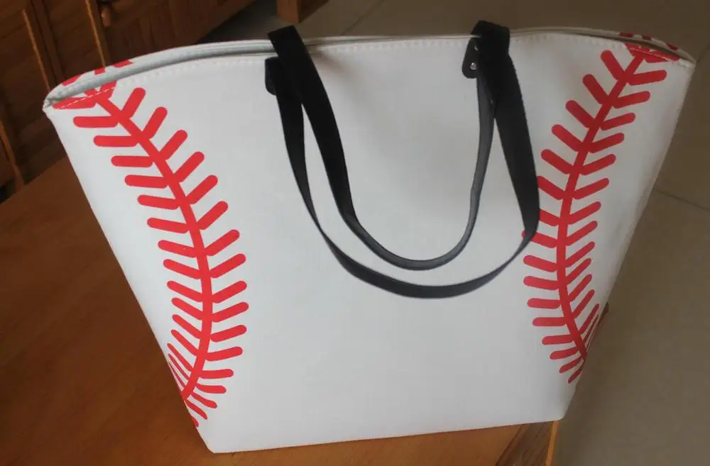 Softball stitching bags baseball women & Kids Cotton Canvas Sports Bags