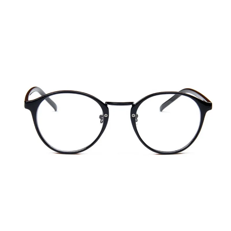 Zilead ретро круглые прозрачные линзы оправа для очков Цветочные женские анти-излучения простые очки студенческие близорукие очки Рамка