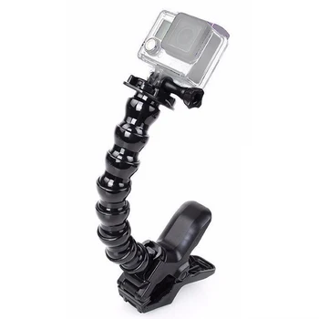 

Jaws Flex Clamp Mount + 8 joint Adjustable Goose Neck for Gopro Hero 4 hero 3