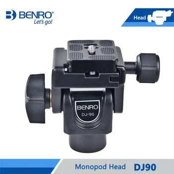 

Benro DJ90 Head Monopod Heads Tilt Patented Dual-Lock Quick Release System For Monopod Max Loading 2.5kg Free Shipping