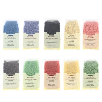 

No Strip Hair Removal Hard Wax Hot Film Beans For Facial Arm Leg Bikini 500g