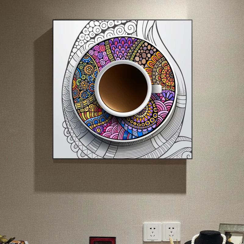 Abstract-Oil-Painting-Ethnic-Coffee-Round-Canvas-Painting-HD-Colorful-Home-Decor-Nordic-Style-Wall-Art (1)