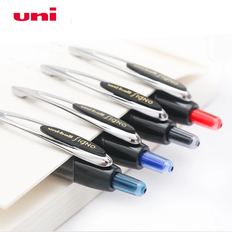 1 шт. Uni-Ball Signo UMN-207 гелевая ручка 0,5 мм двойные бусины Наконечник Ручка пресс-тип бизнес-офиса подписи студентов Нескользящая ручка